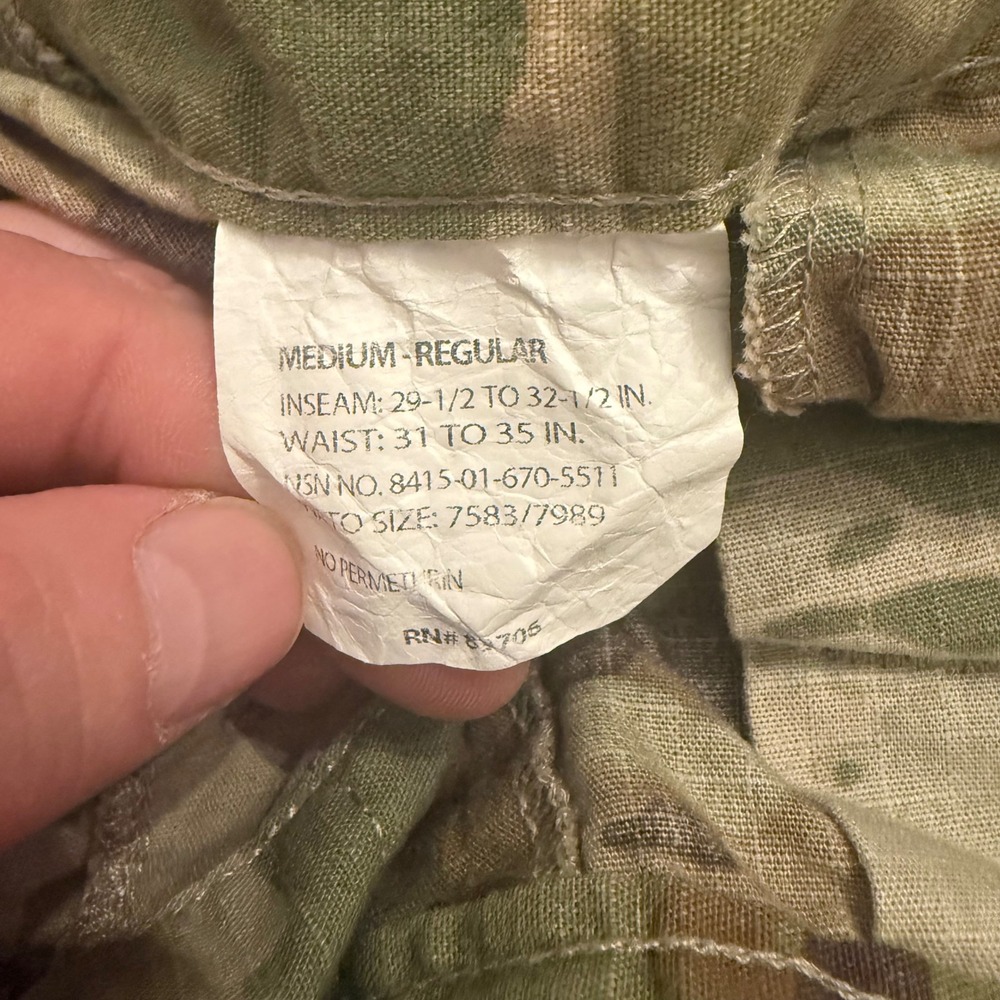 Propper IHWCU OCP Combat Trousers Mens Medium Regular Camo Cargo Pants F5916 - Picture 2 of 7